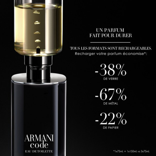 Armani Code Eau de Toilette Rechargeable 3