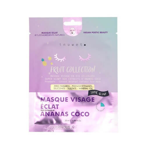 Masque Visage Eclat Fruit Collection Ananas Coco 1