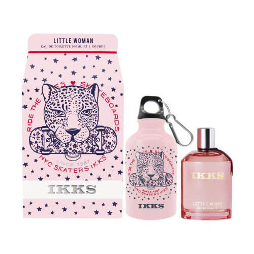 Coffret Ikks Little Woman 'Leopard Riders' Eau De Toilette + Gourde 1